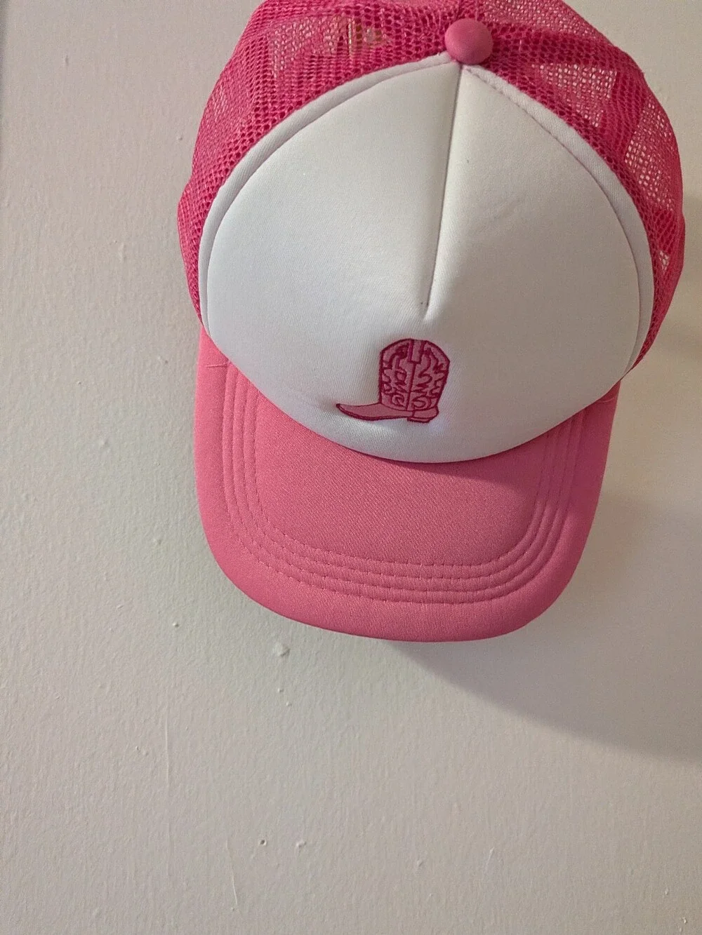 New Pink Cowgirl Trucker Cap